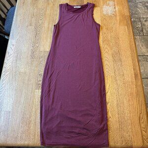 Mikey & Joey Sleeveless Dress Wine Burgundy Size Medium